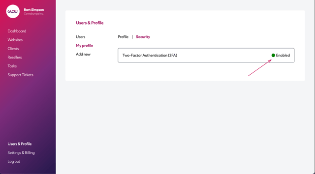 manage multiple wordpress sites with glow - generate new 2FA recovery codes - part 1